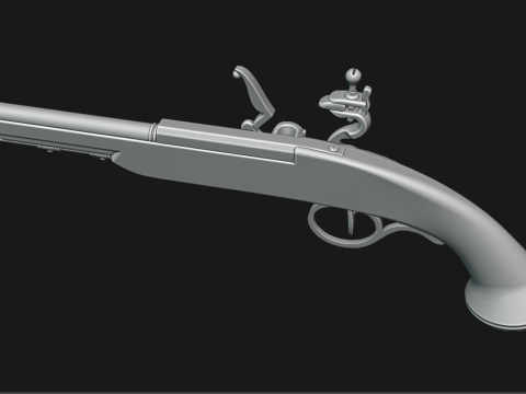 Pirate pistol Model 3D