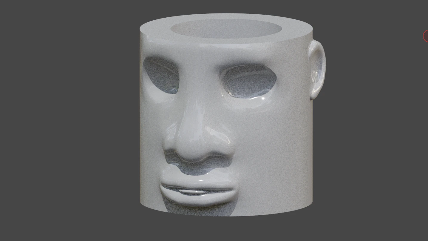 CUP 3D Print Model .c4d .max .obj .3ds .fbx .stl .blend 