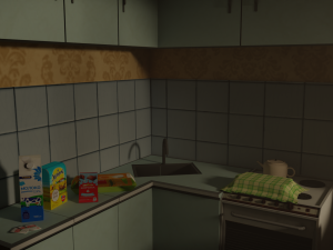 Soviet flat 3Dモデル