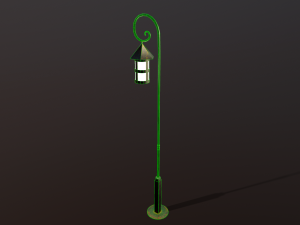 Lantern outdoor PBR low poly game ready 3D 模型