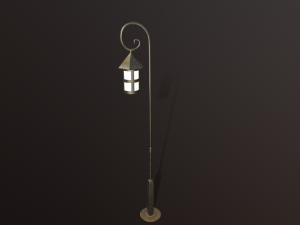 Lantern outdoor PBR low poly game ready 3D 模型