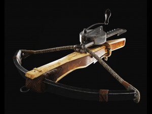 Medieval crossbow Modelo 3D
