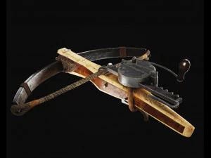 Medieval crossbow 3D Model