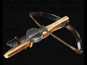 Medieval crossbow 3D Model