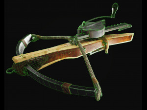 Medieval crossbow 3D 模型