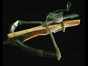 Medieval crossbow 3D Model
