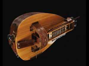 Hurdy-gurdy Modèle 3D