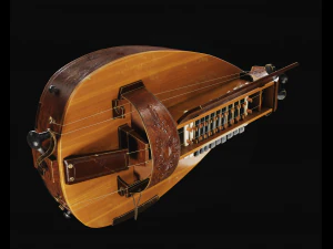 Hurdy-gurdy 3D Model