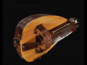 Hurdy-gurdy 3D Model