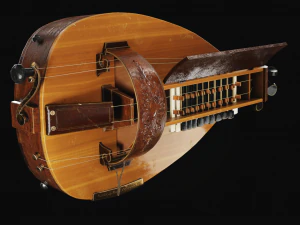 Hurdy-gurdy 3D Model
