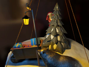 Christmas tree decoration 3D Model