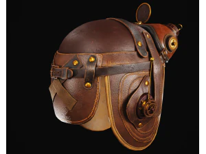 Steampunk Helmet 3D Model