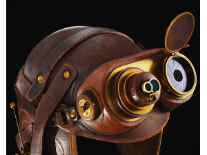 Steampunk Helmet 3D मॉडल