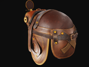 Steampunk Helmet 3D मॉडल