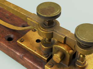 Telegraph key 3D Модель