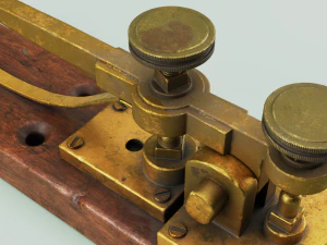 Telegraph key 3D Model