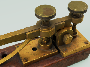 Telegraph key 3D Модель