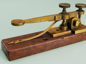 Telegraph key 3D Модель