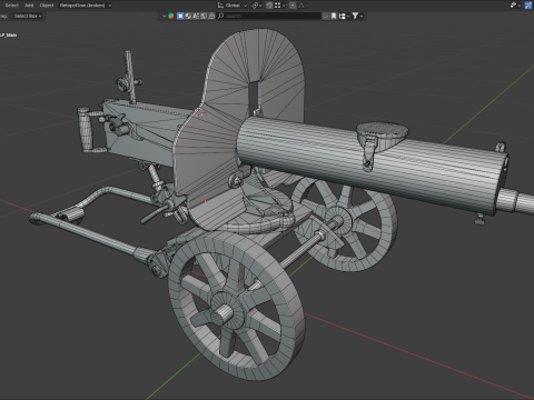 Maxim machine 3D Model