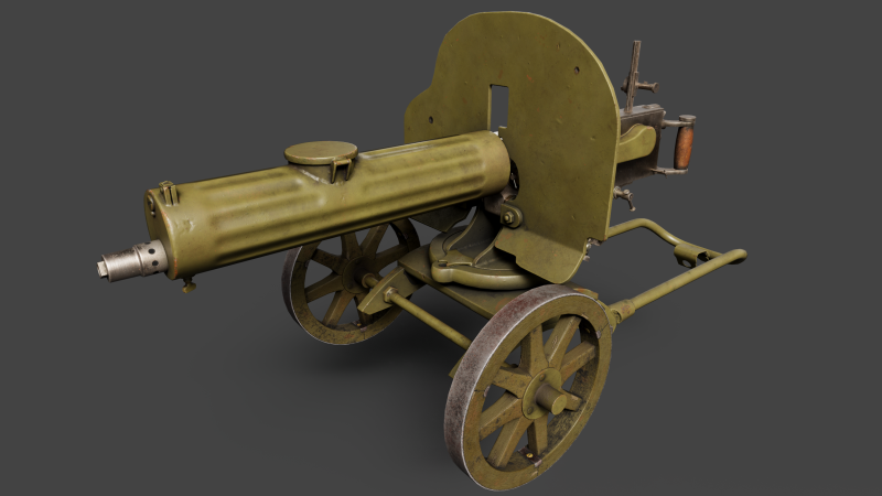 Maxim machine 3D Model .c4d .max .obj .3ds .fbx .stl .blend 