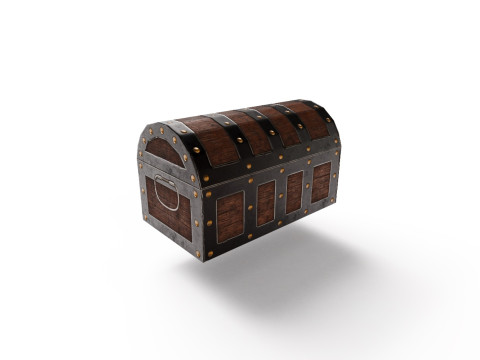 Low-poly Chest 3D 모델