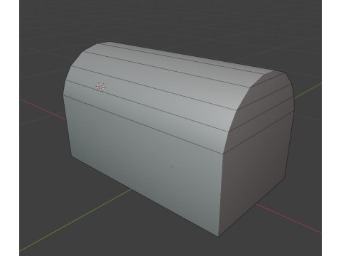 Low-poly Chest 3D 모델