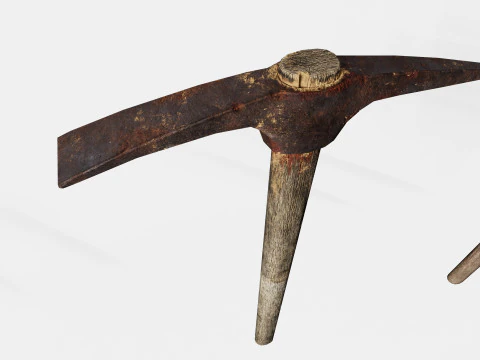Old Tools Pack set Game-Ready PBR Models 3D Model