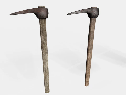 Old Tools Pack set Game-Ready PBR Models 3D Model