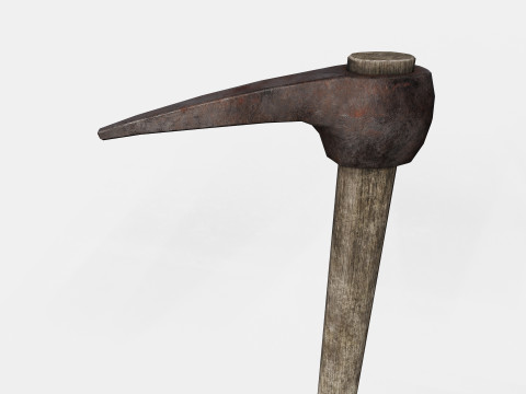 Mining Tools set Pickaxes Shovels Pack Modelo 3D