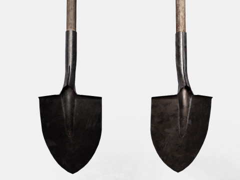 Mining Tools set Pickaxes Shovels Pack Modelo 3D