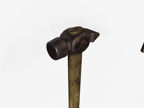 Old Tools Pack set Game-Ready PBR Models 3D Модель