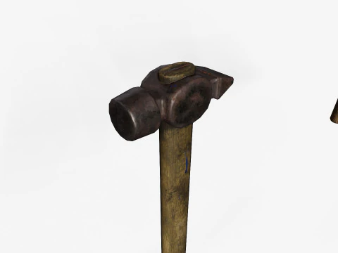 Old Tools Pack set Game-Ready PBR Models 3D Model