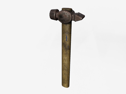 Old Tools Pack set Game-Ready PBR Models 3D Модель