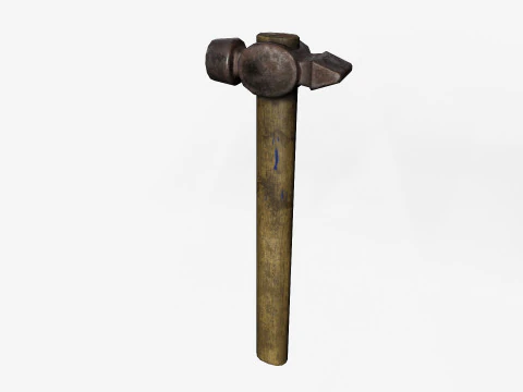 Old Tools Pack set Game-Ready PBR Models 3D Model