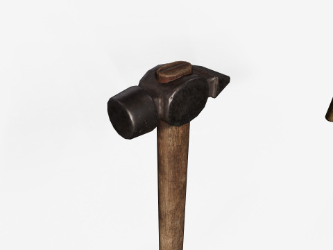Old Tools Pack set Game-Ready PBR Models 3D Модель