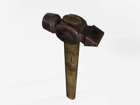 Old Tools Pack set Game-Ready PBR Models 3D Модель