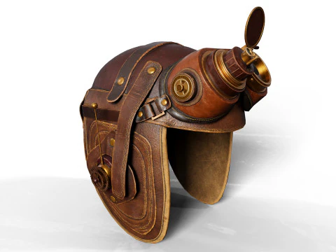 Steampunk set pack 3D Model