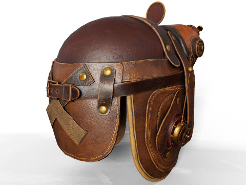 Steampunk set pack 3D Model