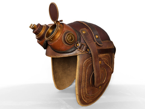Steampunk set pack 3D Model