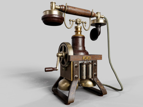 Steampunk set pack 3D Model