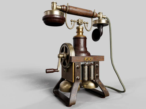 Steampunk set pack 3D Model