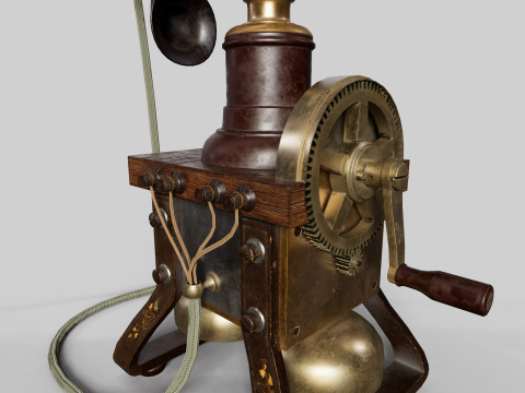 Steampunk set pack 3D Model