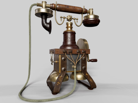 Steampunk set pack 3D Model