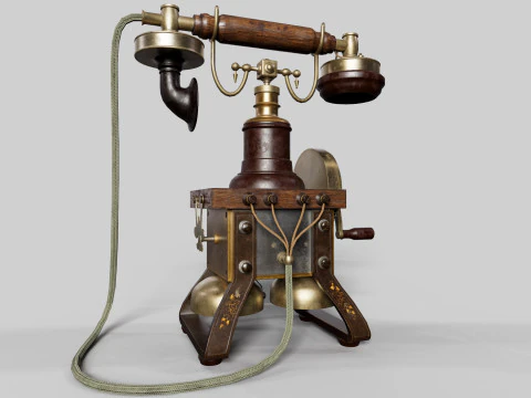 Steampunk set pack 3D Model