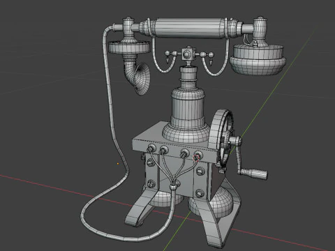 Steampunk set pack 3D Model
