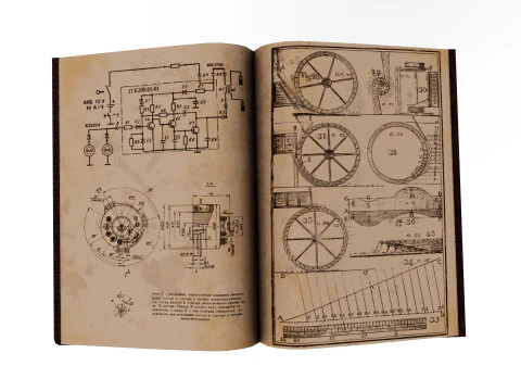 Steampunk set pack 3D Model