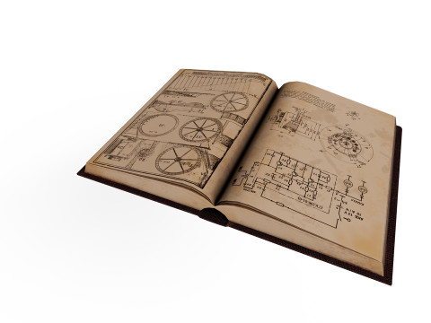 Steampunk set pack 3D Model