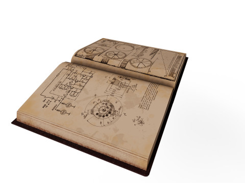 Steampunk set pack 3D Model