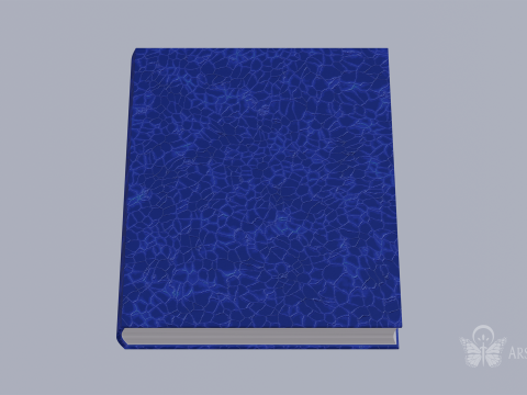Simple Book 3D Model