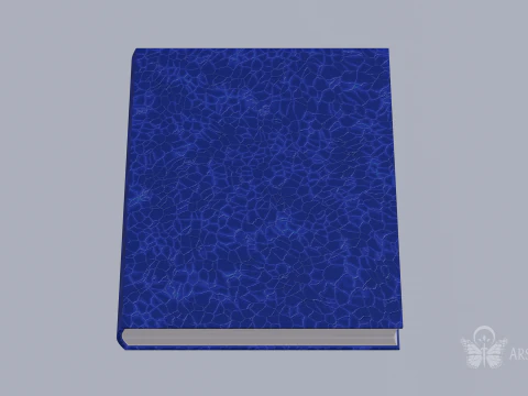 Eenvoudig boek 3D Model